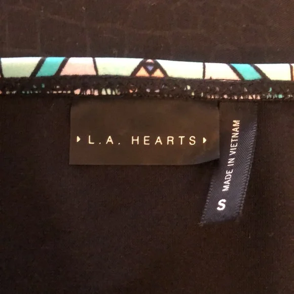 PacSun LA Hearts Swim Bohemian Two Piece Bikini Set - Picture 3 of 3